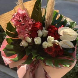 Eliana - orchid, anthuriums, pampas, roses, gerberas