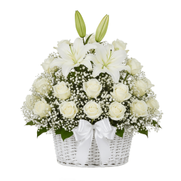Engagement Basket With Orchid