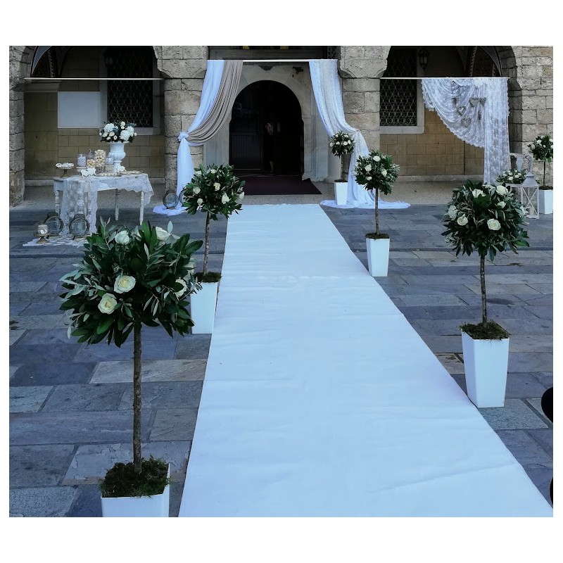 Church Decoration with Trees